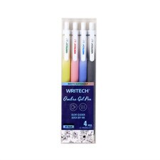 Writech Ombre Retractable Gel Pen Set 4ct