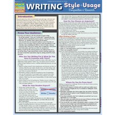 Writing Style & Usage Guide Composition & Research Bar Chart