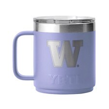 YETI Lilac W Washington Huskies Rambler Stackable Handle Mug w/ Magslider Lid 10oz