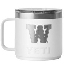 YETI W Washington Huskies Rambler Stackable Travel Mug w/ Magslider Lid 14oz