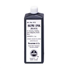 Yasutomo Black 2Oz Sumi Ink