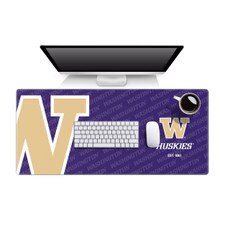 You the Fan Purple W Washington Huskies Logo Series Desk Pad 12" x 31.5"