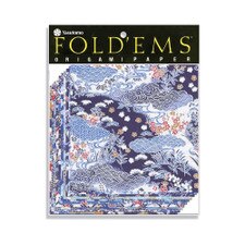 Yuzen Blue Origami 10-sheets
