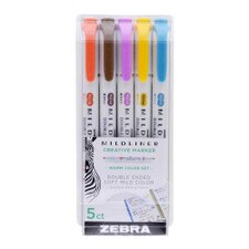 Zebra Mildliner Warm Colors Highlighter Set 5 pc.