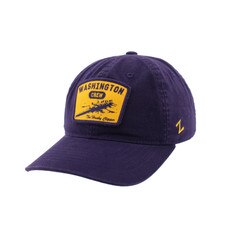 Zephyr BITB Purple Washington Crew Husky Clipper Patch Scholarship Adjustable Hat