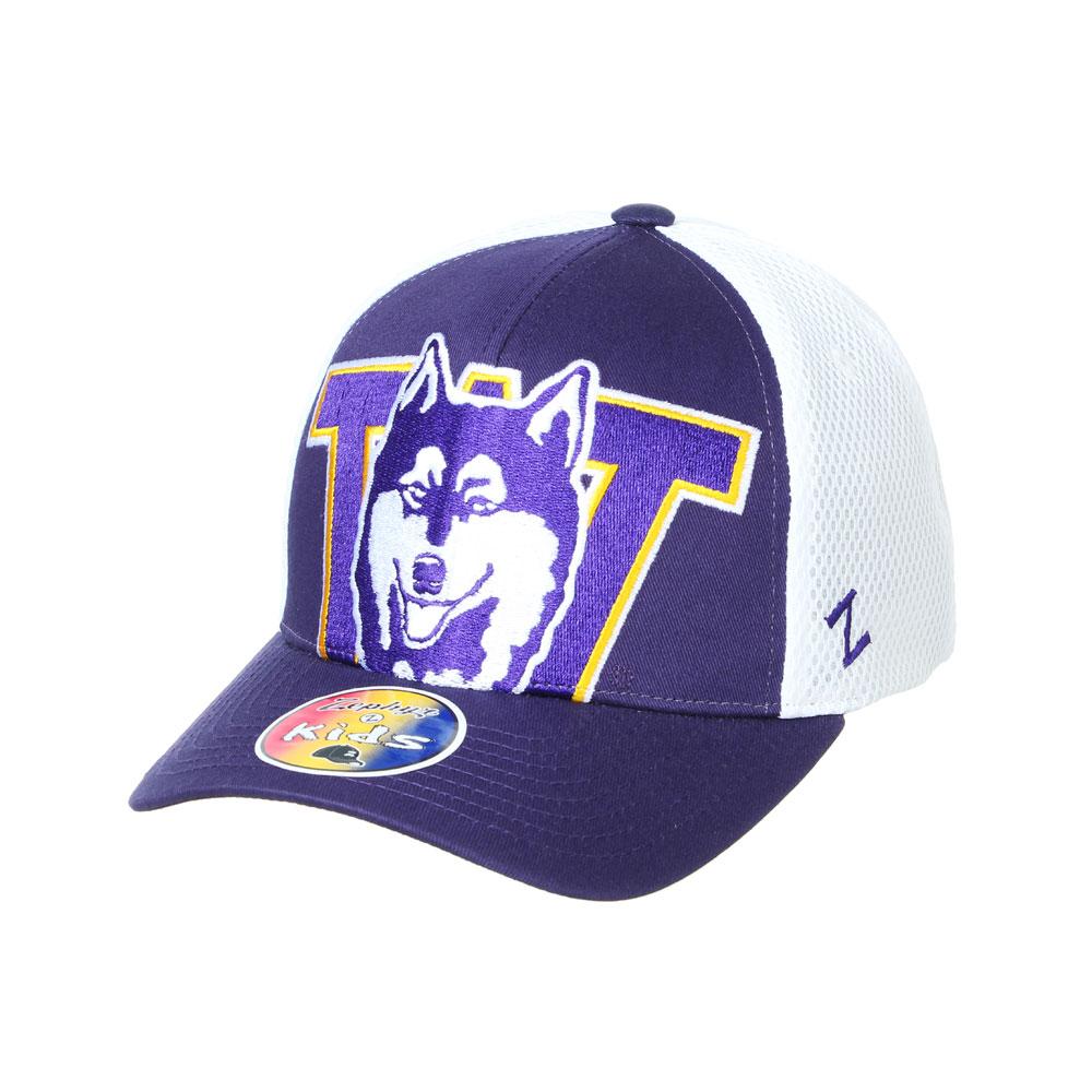 purple snapback hat