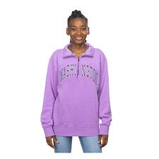 Zoozatz Unisex Washington Huskies Applique Quarter-zip
