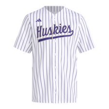 adidas Men's 2025 Washington Huskies Pinstripe Baseball Jersey