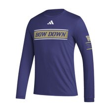 adidas Men's Bow Down Pregame Long Sleeved Tee