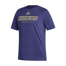adidas Men's Huskies Football 2023 Fresh Short Sleeve Tee