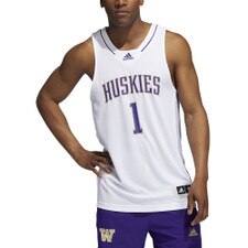 adidas Men's Huskies Swingman Basketball Jersey