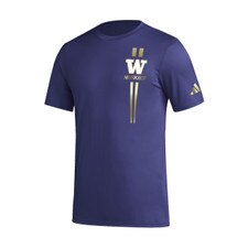 adidas Men's Metallic W Strategy 2023 Pregame Tee