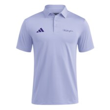 adidas Men's Script Washington Huskies Ultimate365 Solid Polo