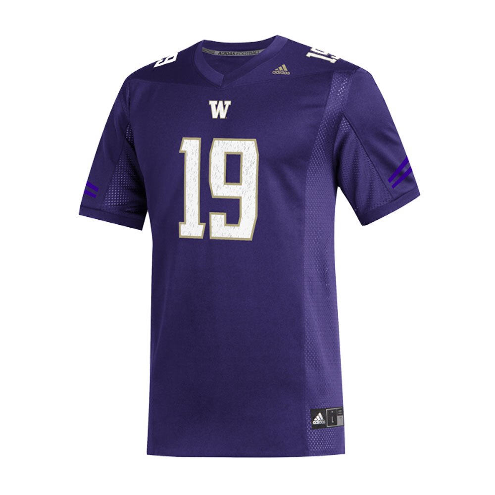 Adidas Washington Huskies 19 Replica Football Jersey