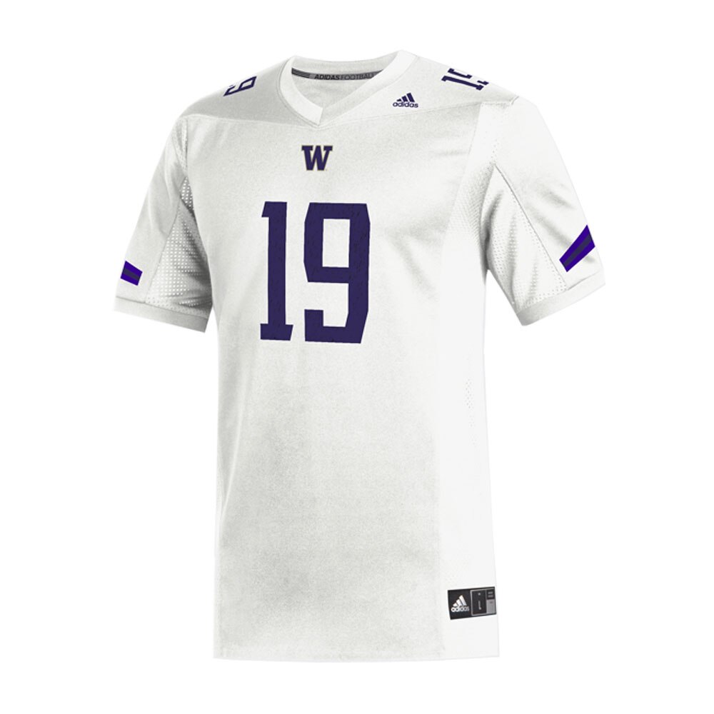 Adidas Washington Huskies 19 Replica Football Jersey