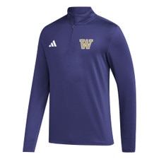 adidas Men's Washington Huskies 2024 Golf Jacket Quarter Zip