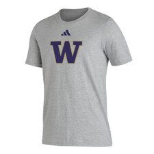 adidas Men's Washington Huskies W Logo HOB Tee