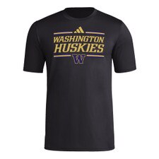 adidas Men's Washington Huskies 2024 Strategy Pregame Tee