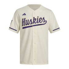 adidas Men's Washington Huskies 2025 Gold Standard Baseball Jersey