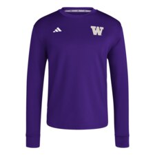 adidas Men's Washington Huskies Dugout Performance Crewneck