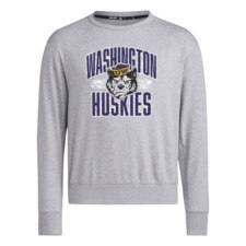 adidas Men's Washington Huskies Salty Dawg Vintage Crewneck