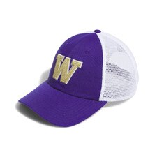 adidas Purple W Mascot Slouch Trucker Hat