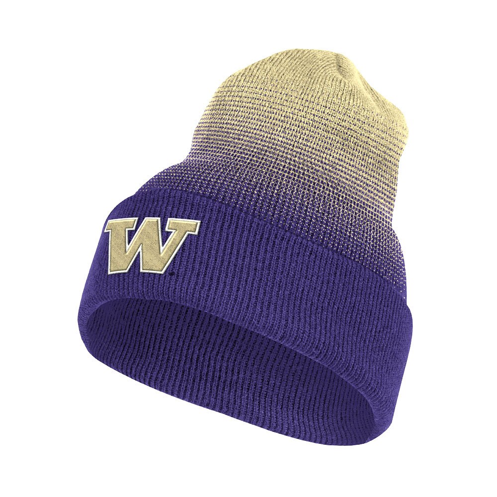 Adidas Unisex Purple Gold Cuffed Beanie