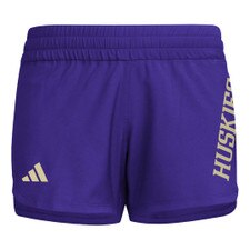 adidas Women's Huskies Wordmark D4T Woven Short 3"