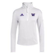 adidas Women's W Logo Melange Quarter Zip