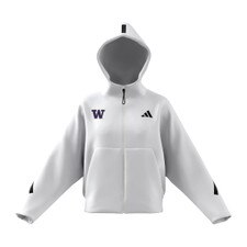 adidas Women's Washington Huskies 2024 ZNE Full Zip Hoodie