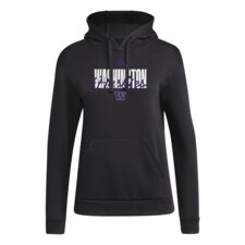 adidas Women's Washington Huskies Intertwine Fleece Hoodie