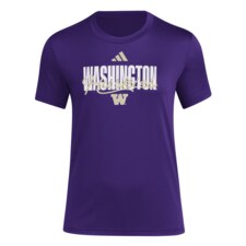 adidas Women's Washington Huskies Intertwine Fresh Tee