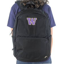 lululemon Washington Huskies Black W Logo Everywhere Backpack 22L