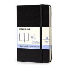 Sketchbook Pocket Plain Black Hard